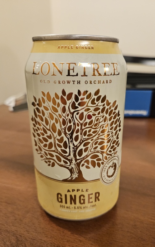 Canada's best cider in a can. Lone Tree's ginger cider gives a strong punch of ginger but with some of the sweetness of the apple underneath to just balance it out.